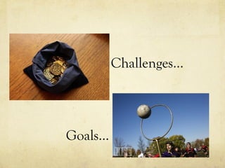 Challenges… Goals… 