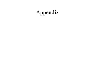 Appendix 