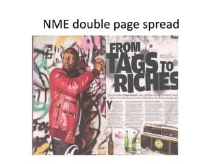 NME double page spread
 