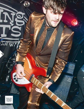 28
Klaxons’ Jamie
Reynolds and
James Righton
at King Tut’s
 