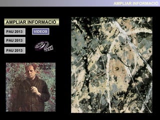 PAU 2015
PAU 2015
PAU 2015
AMPLIAR INFORMACIÓ
AMPLIAR INFORMACIÓ
PAU 2015
 