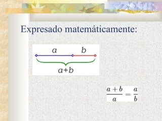 Expresado matemáticamente: 
 
