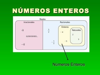 NÚMEROS ENTEROS Números Enteros