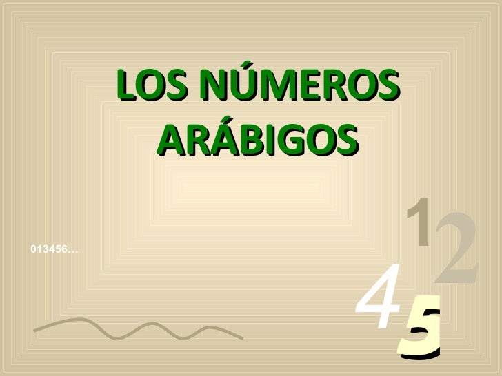 Numeros Arabigos