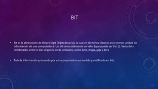 Números binarios y decimales | PPT