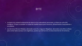 Números binarios y decimales | PPTX