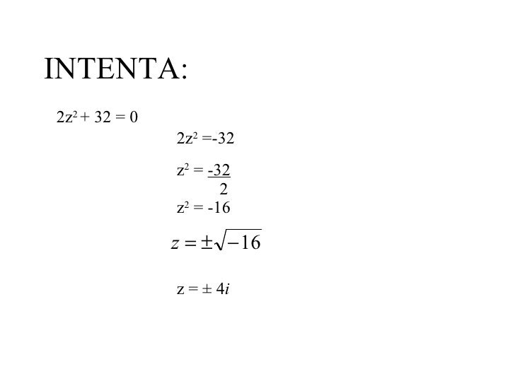 Números Complejos