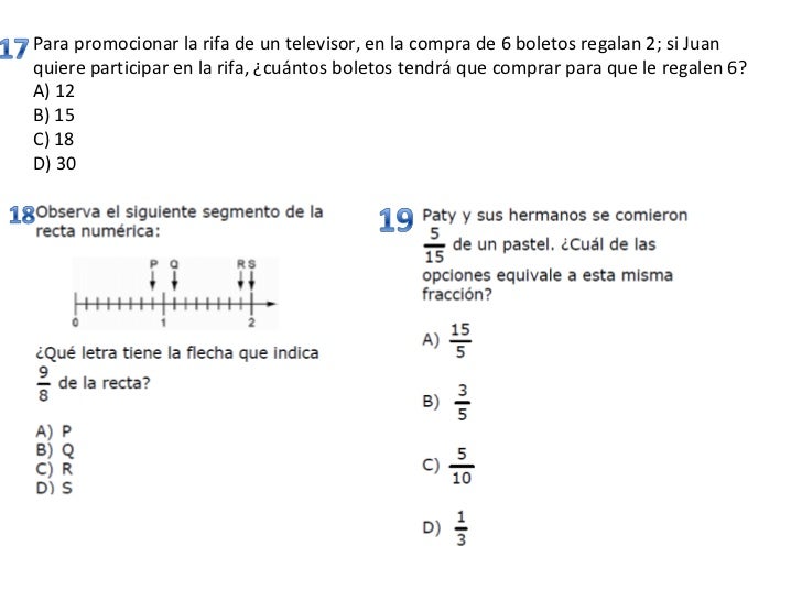 Números fraccionarios y decimales 1