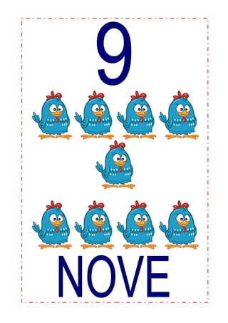 Números galinha pintadinha