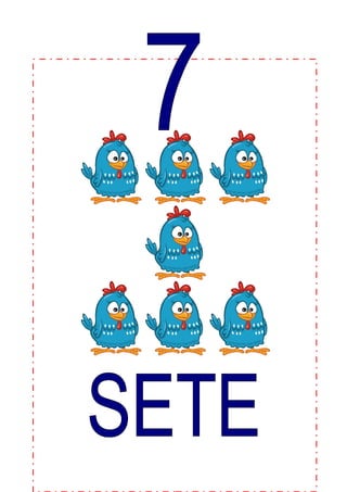 Números galinha pintadinha