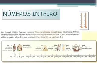 NÚMEROS INTEIRO

 