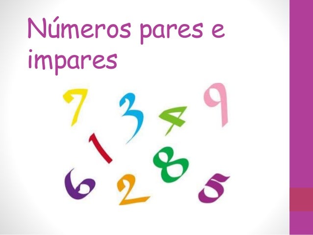 Numeros Pares E Impares