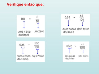 Verifique então que:
 