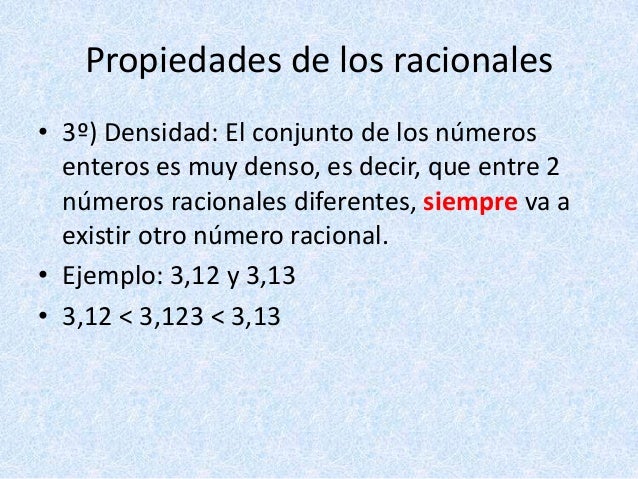 Números racionales