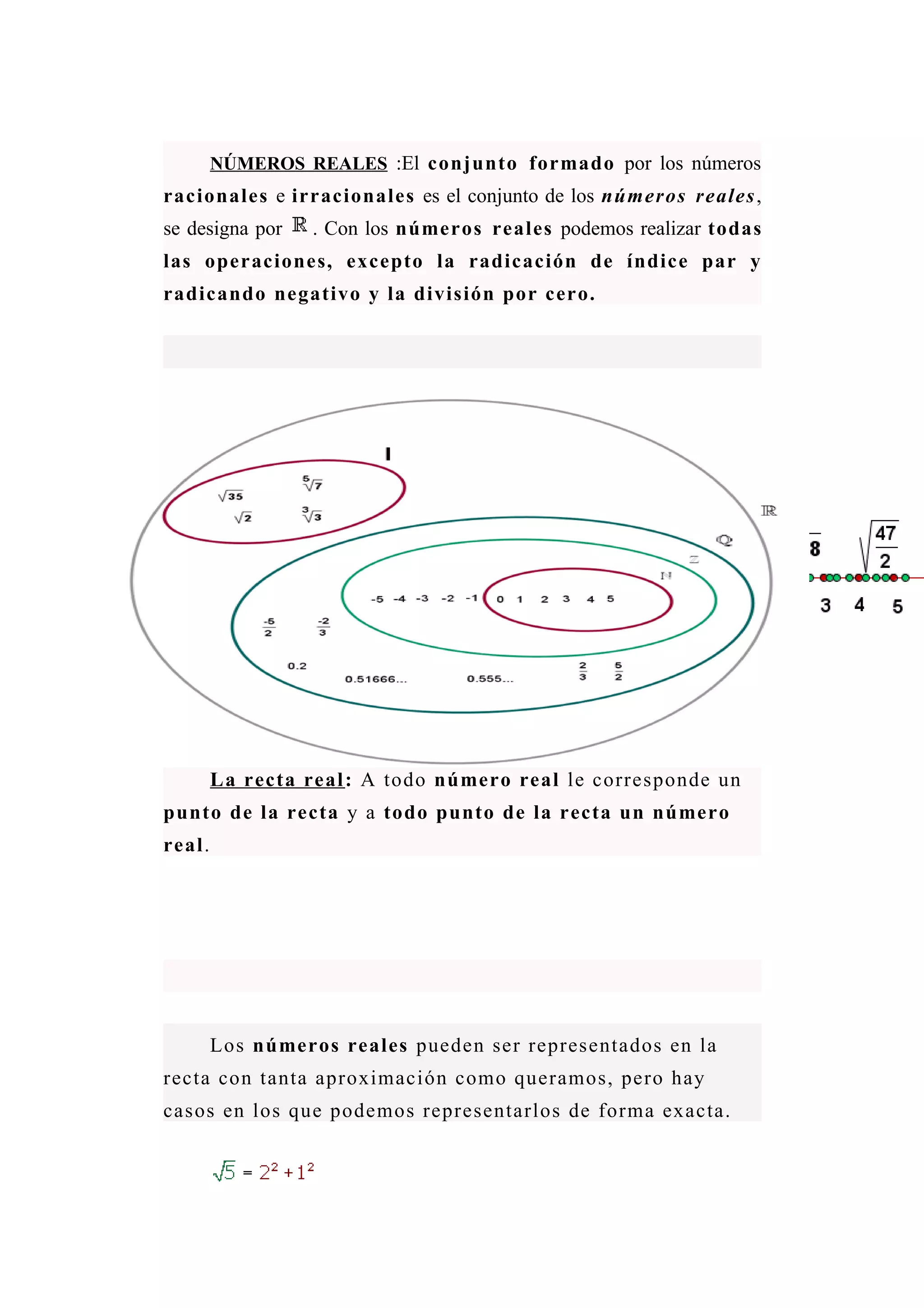Números reales | PDF