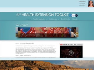 Presenter:
Carolina
Nkouaga
 