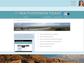 Presenter:
Carolina
Nkouaga
 