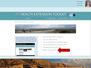 Presenter:
Carolina
Nkouaga
 