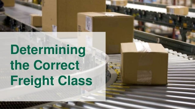 What are freight classes?