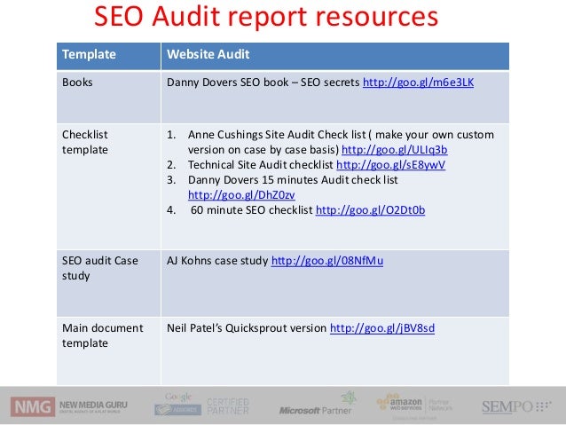 seo report template