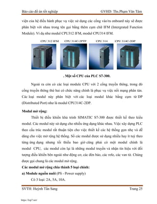 Svth Module Đồ án Mô hình giám sát trạm trộn bê tông qua Wincc, step7-300 | PDF