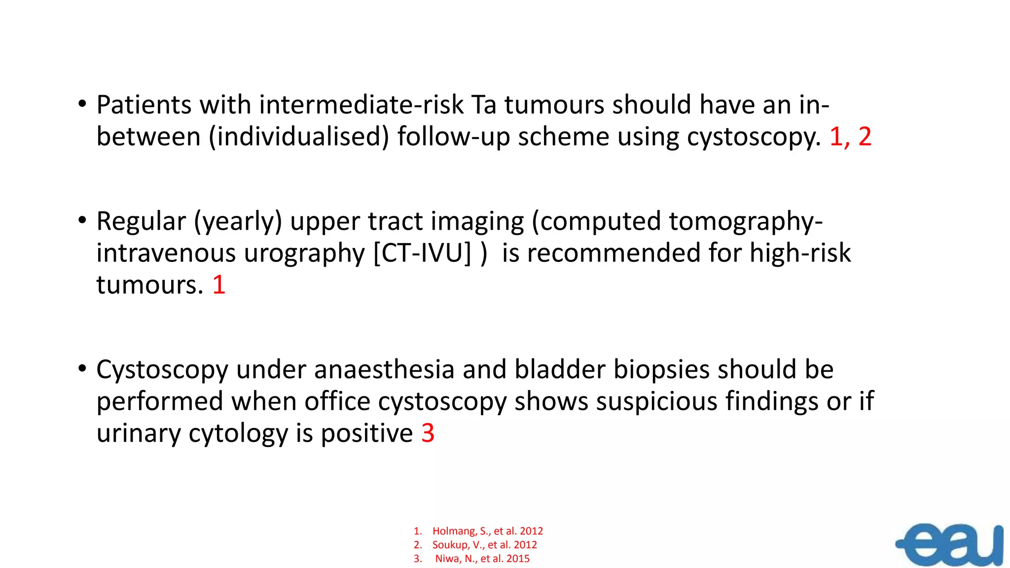 Nmibc, NON MUSCLE INVASIVE BLADDER CANCER | PPTX