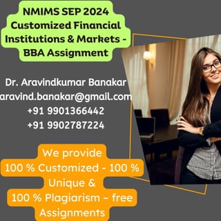NMIMS SEP 2024 Customized Financial Institutions & Markets - BBA Assignment.pdf