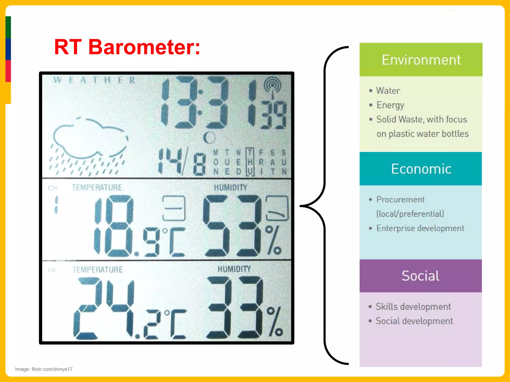 RT Barometer:




Image: flickr.com/dnnya17
 