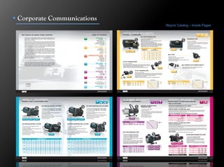 !  Corporate Communications
                              Wayne Catalog – Inside Pages
 