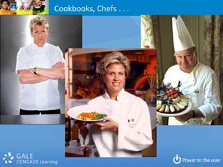 Cookbooks, Chefs . . .
 