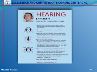 EXCELLENCE AND COMPETENCY TRAINING CENTER INC.
!
!
NMLC-EF1-Module 3 204
 