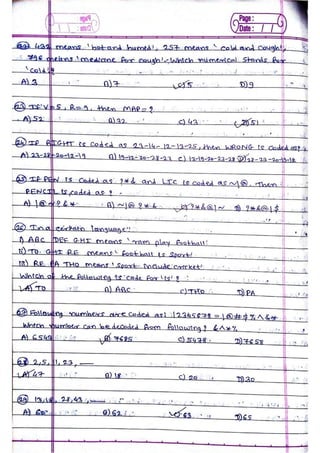 NMMC Bharati (General Aptitude Practice Questions)