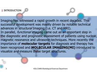 molecular imaging with PET & SPECT | PPT