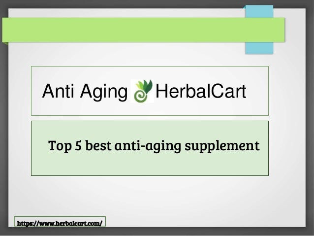 best anti aging supplement