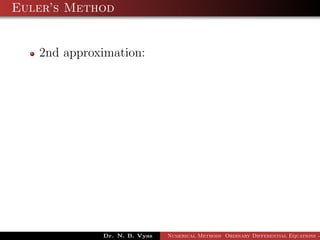 Numerical Methods - Oridnary Differential Equations - 2 | PPT