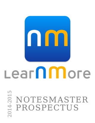 Notesmaster Prospectus 2014 2015
