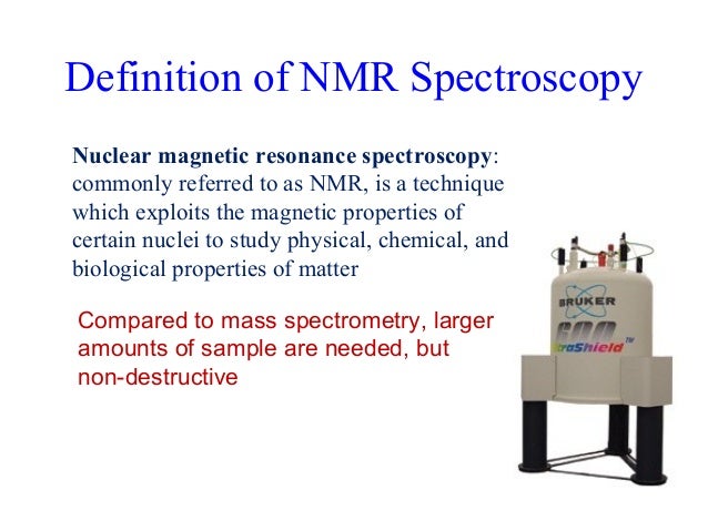 nmr nuclear magnetic resonance nmr how it works
