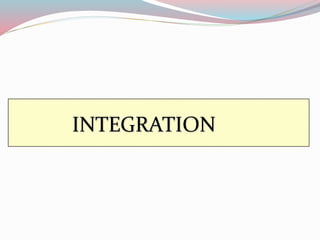 INTEGRATION
 