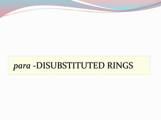 para -DISUBSTITUTED RINGS
 