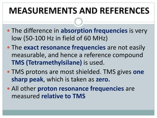 Nmr nuclear magnetic resonance spectroscopy | PPTX