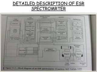 DETAILED DESCRIPTION OF ESR
       SPECTROMRTER
 
