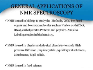 Nmr spectrometry