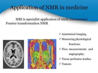 Nmr spectrometry
