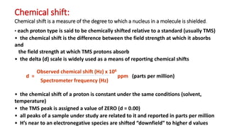 Nmr spectroscopy | PPTX