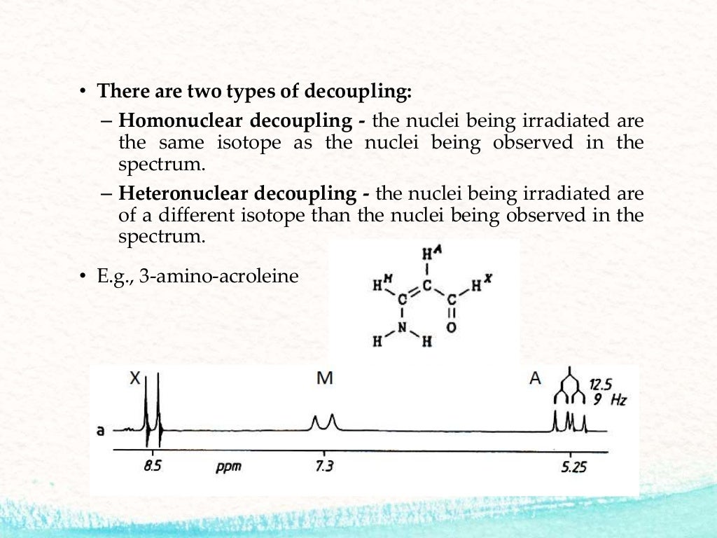 Nmr spectroscopy