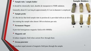 Nmr Sample Tube Rack Hoder NMR spectroscopy | PPTX