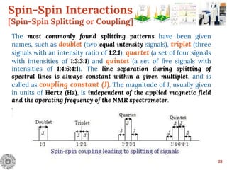 Nmr spectroscopy | PPTX