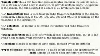 Nmr spectroscopy | PDF