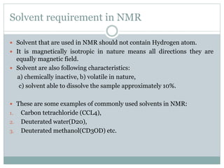NMR Spectroscopy ppt.pptx | Chemistry | Science