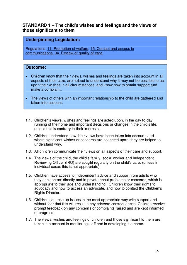 Care Home Standards England